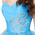 Grace Karin Strapless Long Blue Prom Vestidos de Baile Vestidos de Quinceañera CL3411-3